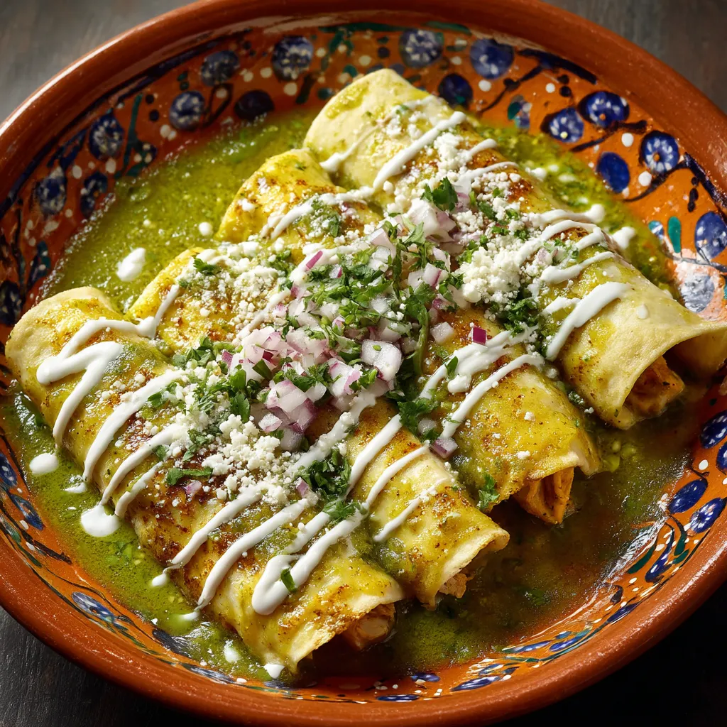 Enchiladas Verdes